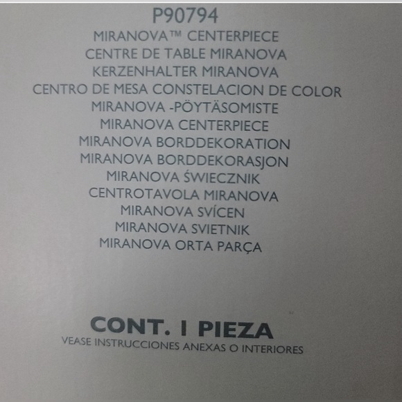 PARTYLITE Miranova Tealight Trio Centrepiece P90794 Boxed - Picture 7 of 7